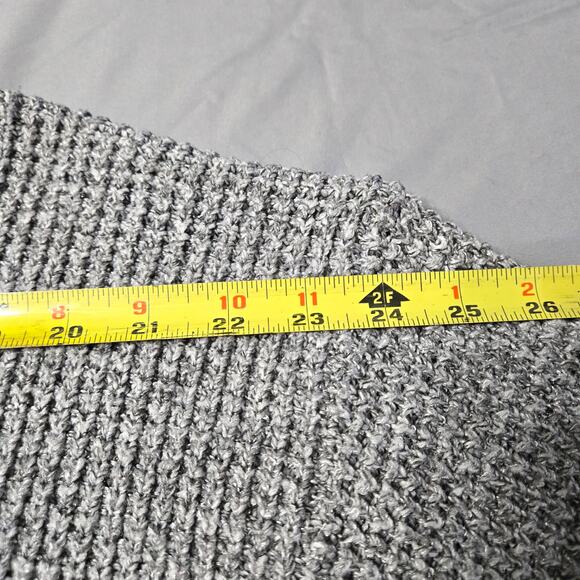Time And Tru Sz 2XL Gray Waffle Knit Sweater - Picture 4 of 7